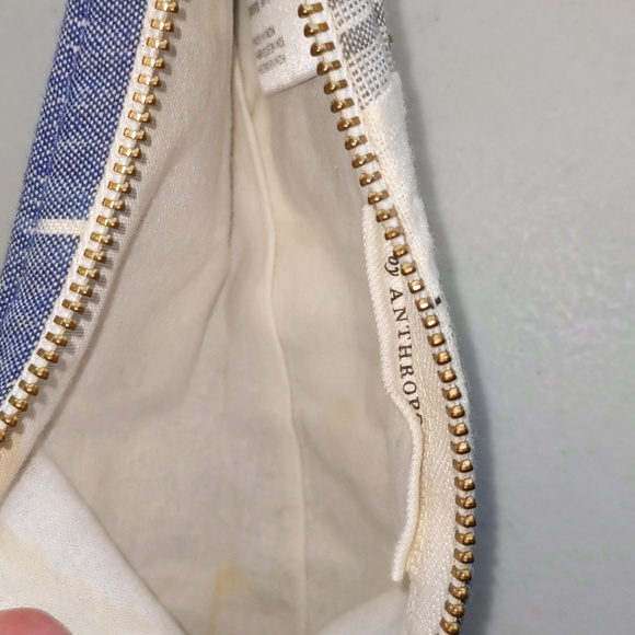 Pieced Ikat Zip Top Pencil Pouch - Picture 4 of 8